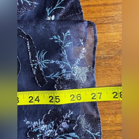 Grey Jason Wu Women's Winter Floral Knot Blouse Silk Blend Size 4 - Picture 14 of 15